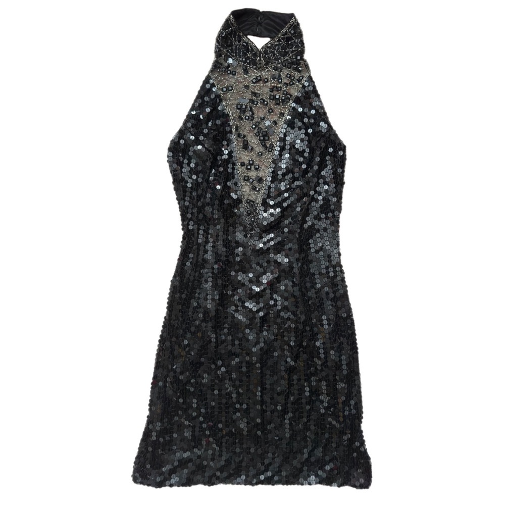 Vintage Della Roufogali beaded and sequin dress
